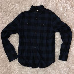 Flannel Plaid Long-Sleeve Shirt